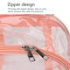 thumbnail image 4 of Mochila Transparente De PVC Con Diseño De Cremallera, Suave Y Duradera Mochila Transparente Impermeable, Visibilidad Interna, Uso Diario, Versátil, Para La Escuela, La, 4 of 7