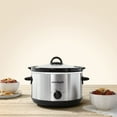 thumbnail image 4 of 4.5qt Slow Cooker : Ceramic Stoneware, 3 Settings, Stay-Cool Handles, Dishwasher-Safe Parts, 4 of 4
