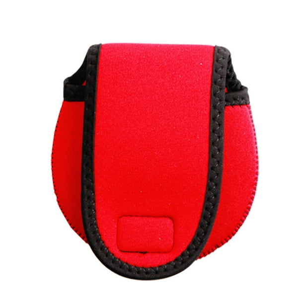 yingyy Fishing Reel Cover Bag Professional Protective Holder Simple  Baitcasting Covers Trolling Pouch Case Accessories Red Red