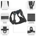 thumbnail image 6 of Picia Space No-Pull Dog Harness Reflective Front Clip Vest with Handle,Step-in Air Dog Harness,Adjustable 2 Metal Rings 4 Buckles,Easy to Put on & Take Off X-Large, 6 of 9