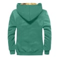 thumbnail image 3 of Men's Solid Color Jacket Men's Spring And Autumn Casual Trend Zipper Hooded Jacket 5XL, 3 of 3