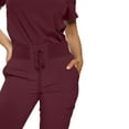 thumbnail image 4 of Monarch Uniforms Stretchy Scrubs Women's Jogger Scrub Set In Regular and Petite Jogger Scrubs with Tuck-In Top for Women, 4 of 5