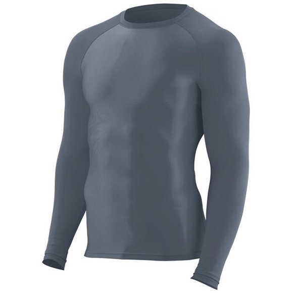 2604A-Graphite-3X Chandail de Compression à Manches Longues HyperPerform, Graphite - 3X