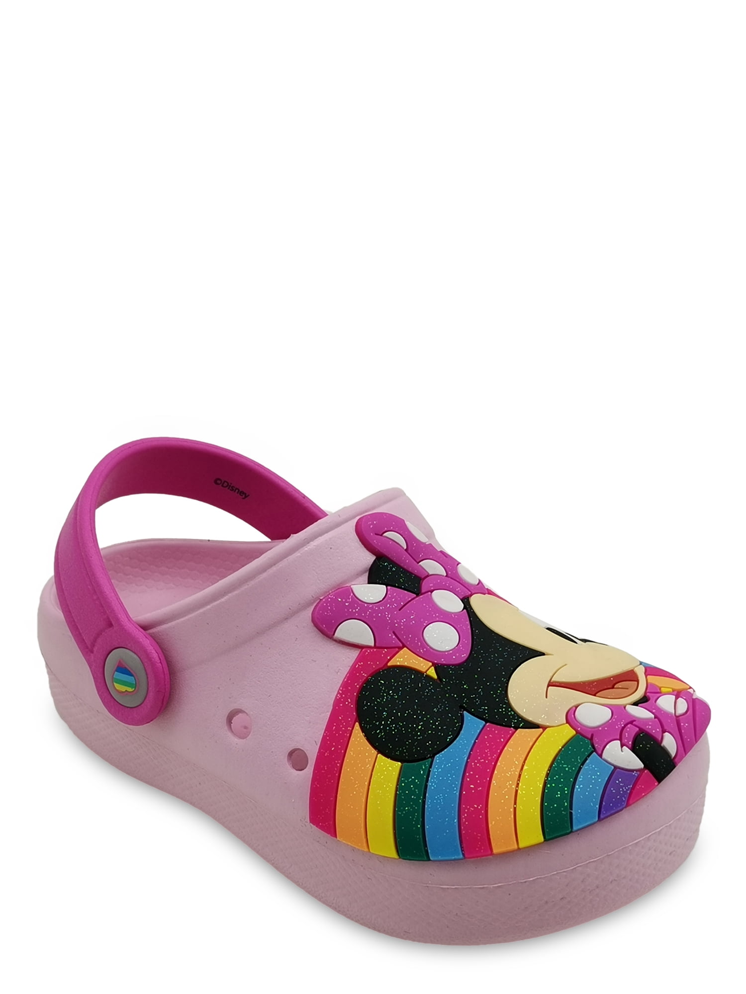 New  toddler girls black purple pink unicorn minnie  emoji clogs slippers shoes 