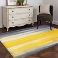 thumbnail image 4 of Street Art Graffiti Area&nbsp;Rug 3x5ft Gray Yellow Abstract Non-Slip&nbsp;Washable Square&nbsp;Rugs Soft Felt Indoor Floor Mat for Bedroom Kitchen Living Room Bathroom, 4 of 9