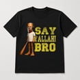 thumbnail image 3 of Say Wallahi Bro Graphic T-Shirt, Unisex Classic Fit Cotton Tee, 3 of 7