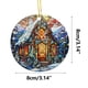 thumbnail image 3 of onlyliua ¡ Artículos En Liquidación! Colgante de Acrílico Navideño Textura Cóncava y Redondo, 3 of 6