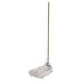 thumbnail image 6 of Genuine Joe Wood Handle Complete Wet Mop 60" x 0.94" Cotton Head Wood Handle - Lightweight - 1 Each, 6 of 7