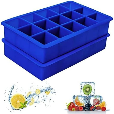 

2 Silicone Mini Ice Cube Trays Ice Cube Molds Easy Release Small Kitchen Gadgets Stackable Ice Trays Specialty Accessories Tool