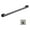 Black, variant on Stainless Steel Towel Rack Towel Holder Single Layer Towel Bar Scratch-resistant