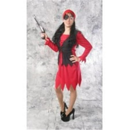 Pirate Maiden Costume - Alexanders Costumes 26-351 Pirate Maiden, Medium