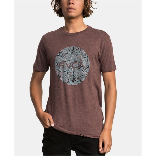 Camiseta Gráfica RVCA con Logotipo Roja Grande