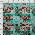 thumbnail image 3 of oneOone Georgette Viscose Turquoise Green Fabric Abstracts Sewing Material Print Fabric By The Yard 42 Inch Wide, 3 of 6