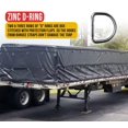 thumbnail image 5 of Airbag / Parachute Fabric Black Ultra Light Lumber Tarp 20' x 27' (6' Drop) - 14 Oz Vinyl Lumber Tarps for Flatbed Truck & Trailer, 5 of 9