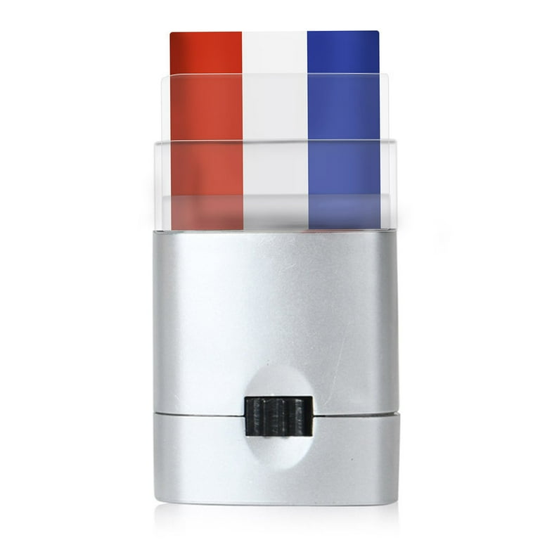 Pebbuoy Patriotic Red White Blue Stick Face Paint Safe Ingredients 