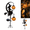 Black#028, variant on Halloween Solar Witch Moon & Pumpkin Garden Stake Light, All In One Solar Halloween Yard Ornament, Waterproof LED Crescent Moon Witch Light for Garden, Patio, Walkway, Porch 1pc