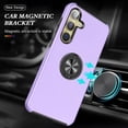 thumbnail image 4 of Galaxy S24 Plus Case for Samsung Galaxy S24 Plus Case  Grade Shockproof Built-in Ring Holder Kickstand Car Mount  Heavy Duty Protective Case for Galaxy S24+ Plus Phone Case (Purple), 4 of 15
