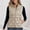 Khaki, variant on Womens Puffer Vest Sleeveless Lightweight Winter Jackets Quilted Zip Up Coats Stand Collar Padded Outerwear Vests Red,XL
