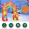thumbnail image 4 of Arco inflable de Navidad Thanger de 9 pies con luces LED, 4 of 6