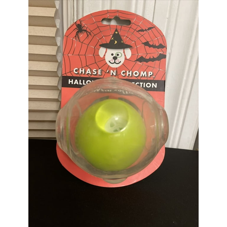 Chase n Chomp Halloween Amazing Squeaker Ball Toy for Pets Squeaks Floats