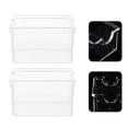thumbnail image 3 of FRCOLOR 2pcs Clear Tea Bag Organizer Packets Organizer Box Clear Tea Bag Box for Office, 3 of 4