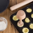 thumbnail image 2 of Wooden Egg Tart Skin Maker, Double-Side Tart Tamper For Baking, Kitchen Utensil, 2 of 4