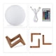thumbnail image 5 of Lámpara de luna 3D, luz de noche LED, lámpara de luna táctil, 16 colores con control remoto, lámpara de luna de 20 cm, recargable por USB para dormitorio, sala de estar, café, cumpleaños, regalo de Navidad brillar Electrónica, 5 of 5