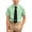Green-a, variant on Boys Girls Short Sleeve Dress Shirt with Tie, Preppy School Uniform Collared Tops, Summer Formal & Casual Wear 9T
