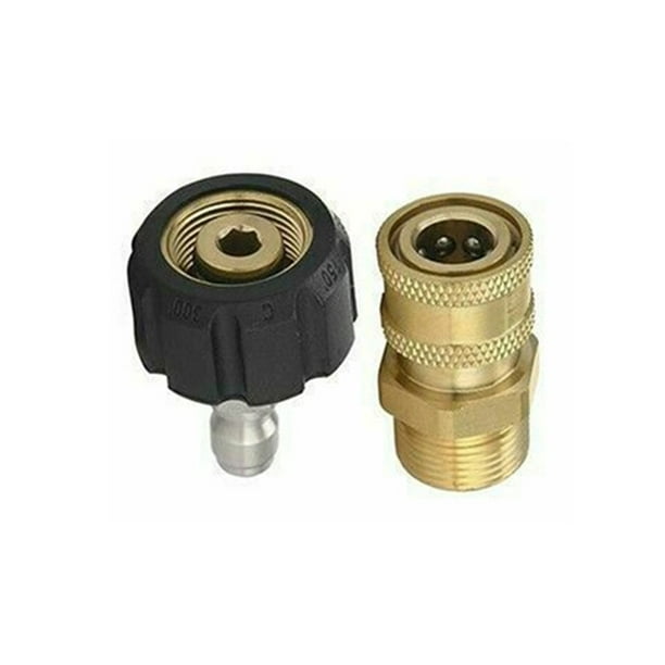 Pressure Washer Hose Connector Adapter Set Quick Connect to Wand M22