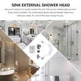thumbnail image 3 of Mobutofu Handheld Shower Wand Adjustable Length Assorted Color Bathroom Use 1Set, 3 of 5