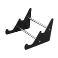 thumbnail image 1 of Pantalla de teclado soporte mecánico soporte para la computadora del teclado acrílico espacio de almacenamiento de almacenamiento de almacenamiento 2 niveles color negro, 1 of 10