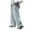 Light Gray, variant on Kiijoy Toddler Boys Straight Wide Leg Pants Elastic Waist Casual Active Sweatpants, Sizes 4-5
