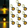 thumbnail image 2 of Retrok 10/20pcs LED Round Clearance Light 12V Waterproof Car Side Marker Light Bright Truck Trailer Yellow/Red Indicator Light Universal Auto Identification Lamp for Car Trailer Truck RV, 2 of 10