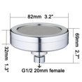 thumbnail image 3 of Space Aluminum Round Water Saving Shower Head With Shower Filter Detachable Can Be Cleaned, 3 of 5