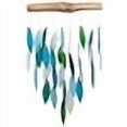 thumbnail image 2 of Blue Handworks Glass Waterfall Wind Chime, Ocean Blue, 2 of 4
