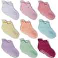 thumbnail image 3 of Zaples Calcetines tobilleros antideslizantes para bebés con suelas antideslizantes para bebés, niños pequeños, niños y niñas, 3 of 4