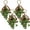 Red Berry, variant on Dalrosia 4PCS Christmas Mistletoe Ornaments Artificial Mistletoe Branches Decor Decorative Mistletoe Decoration Hanging Red and White Berry Picks for Home Christmas Handmade Party Decorations