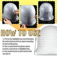 thumbnail image 3 of 2 piezas - gorro con mechas - blanco+ganchillo, 3 of 3