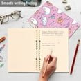 thumbnail image 4 of FORMRS 1-Subject Spiral Notebook 8" x 5" College Ruled 60 Refillable Sheet A5 Hard Cover, Purple Halloween, 4 of 7