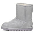thumbnail image 2 of BEARPAW Elle Youth Gray Fog Size 2 | Youth's Boot Classic Suede | Youth's Slip On Boot | Comfortable Winter Boot Gray Fog Elle Youth Boots, 2 of 6