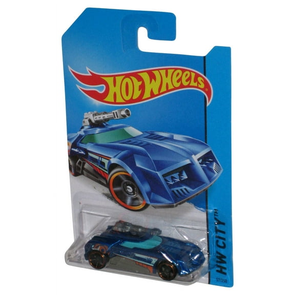 Hot Wheels HW City (2013) Blue Turbo Turret Die-Cast Toy Car 57/250