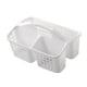 thumbnail image 4 of Cesta de ducha portátil, organizador de suministros de limpieza de material PP para clasificar Blanco, 4 of 9