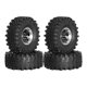 thumbnail image 1 of 4 piezas RELAS Y NEUMADOS RC Ajuste de neumáticos RC con la parte de reemplazo de modificación RC de la rueda para vehículos de automóvil Axiales 1:10 Negro, 1 of 8