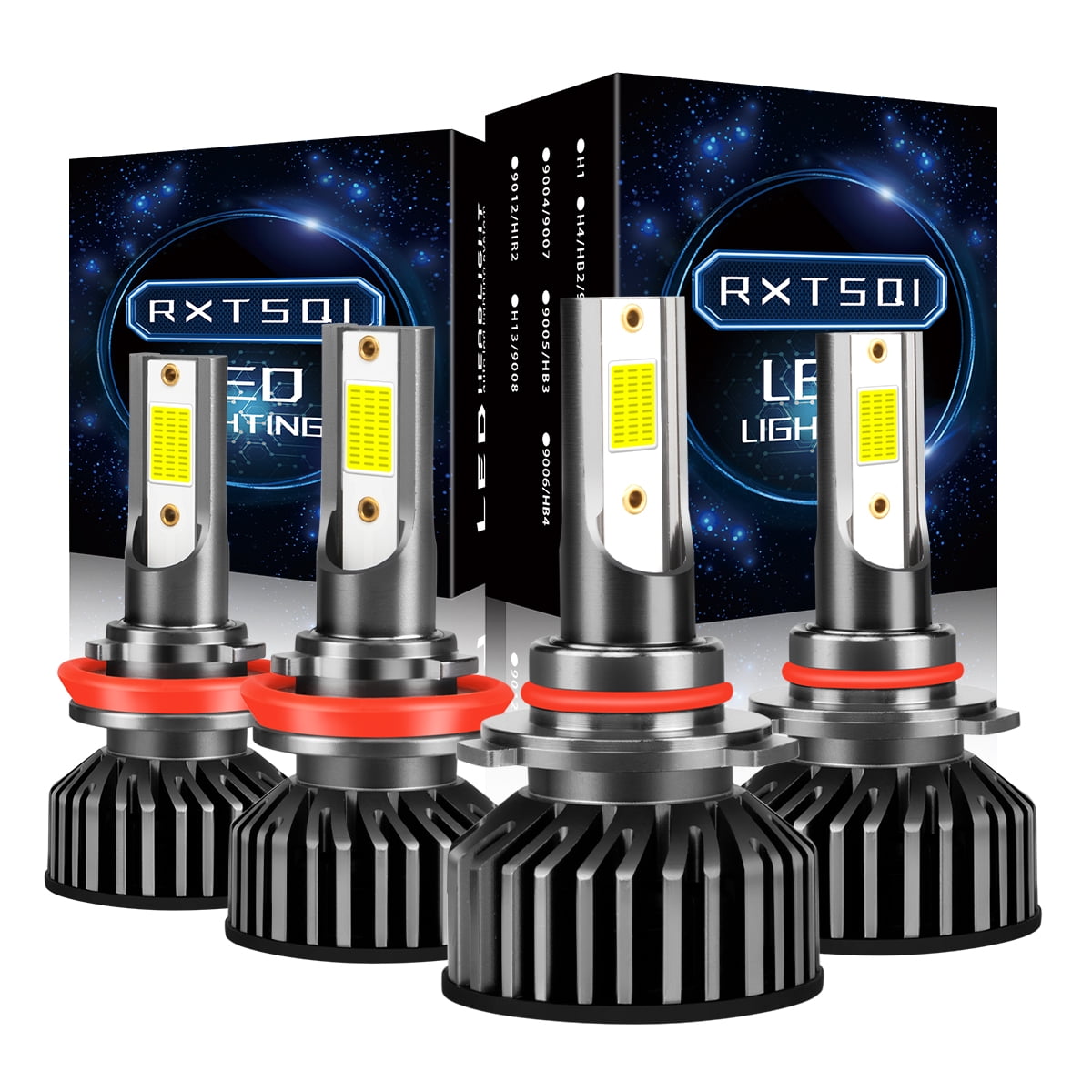 Combo LED Headlights Bulbs 9005 H11 High Low Beam LED Headlight Kit