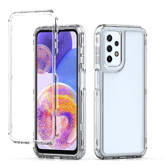 Crystal Clear Case Designed for Samsung Galaxy A13 4G, [Anti-Yellowing] Military Grade Drop Protection Slim Lightweight Phone Case, Scratch-Resistant Transparent Hard Acrylic Cover, Clear