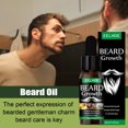 thumbnail image 1 of Fiudx Liquidación de ofertas flash El aceite para el crecimiento de la barba los hombres 30 ml suaviza la barba de rápido crecimiento y el cuidado los hombres de la barba, 1 of 7