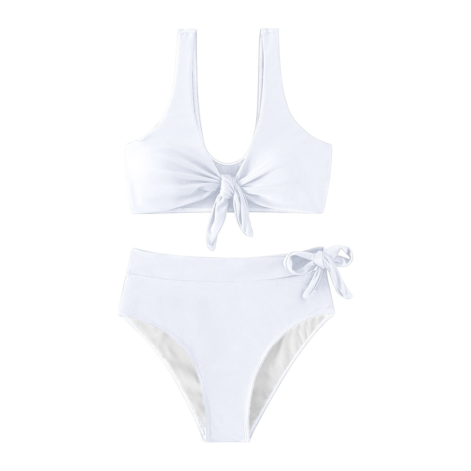 tobchonp Two Piece Set for Women Sexy Solid Micro Bikini Brazilian