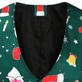 thumbnail image 6 of Mens Christmas Printed Pocket Buttons Sleeveless V Neck Vest Jacket Suit Vest, 6 of 6
