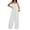 White, variant on Aayomet Womens Jumpsuits Dressy Women Summer Backless Suspender Jumpsuit Wide Leg Pants Casual Loose Elegant Jumpsuit,Black XL