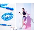 thumbnail image 5 of Cuerda de saltar para fitness en interiores, multicolor, con velocidad ajustable, suave, para principiantes y mujeres., 5 of 5